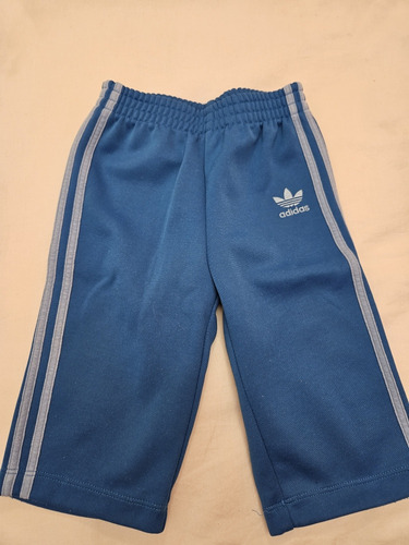 Pantalon adidas Celeste Para Niños/bebés Talle 12 Meses