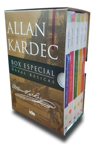 Box Especial Obras Básicas: 14x21, de Kardec, Allan. Editorial Instituto de Difusão Espírita, tapa mole en português, 2021