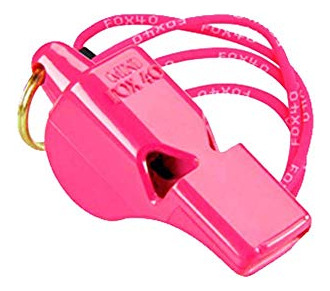 Silbato De Seguridad Fox 40 Mini, Color Rosa