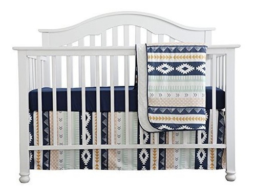 Ropa De Cama Para Cuna Bebe Arizona Arbolado Tribal Azteca 