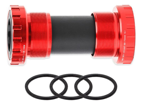 Soporte Inferior De Bicicleta De Lujo Hollow Bb51 Rojo