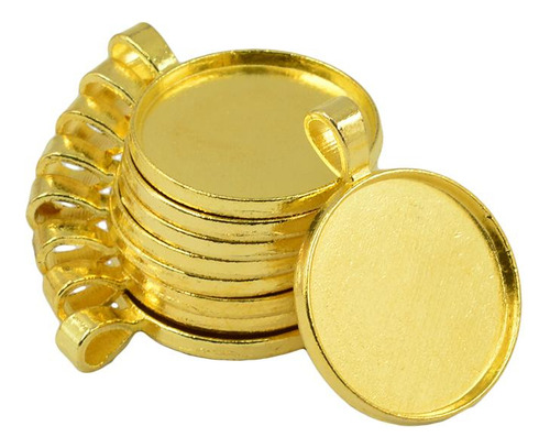 Conjunto De 10 Piezas De Bisel Para Colgantes De Cabujón En