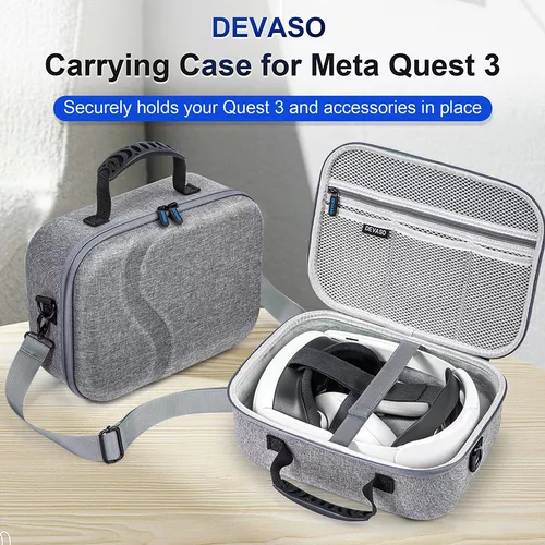 Estuche de transporte para Meta Quest 3, bolsa de almacenamiento