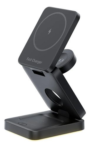 Cargador Inalámbrico 3 En 1 Para iPhone/iwatch/AirPods
