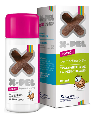 X-pel Loción Tratamiento De La Pediculosis 125 Ml