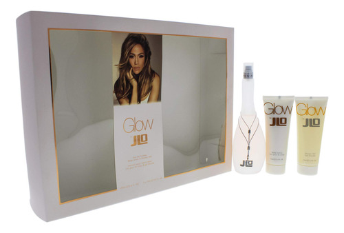 Conjunto De Perfumes Jennifer Lopez Glow 3 X 100ml