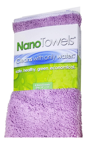 Nano Towels Panos De Limpieza Limpian Solo Con Agua, Limpia