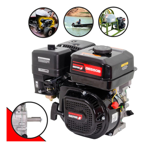 Motor Estacionário P/ Compressor De Ar Ge550b 4 Tempos 5.5hp