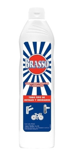 Brilla Limpia Metal 500ml Liquido Brasso