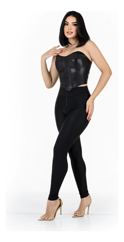 Cropped Top Corselet Moda Festa Tendencia