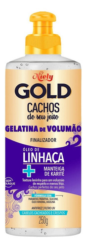 Gelatina Cachos Crespo 250g Niely Gold