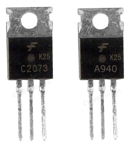 Transistor Par 2sa940 2sc2073 (1 Par) A940 C2073 Casado
