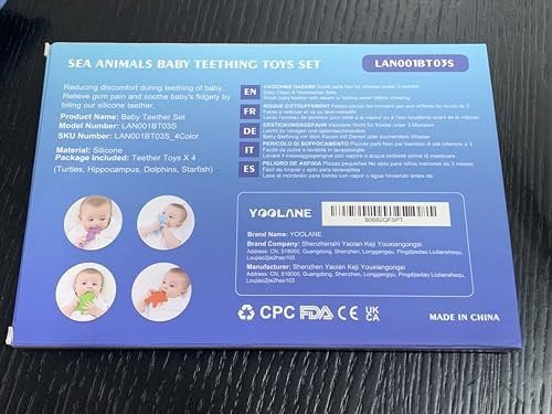 Juguetes De Dentición Para Bebés Yoolane Dientes De Silicona