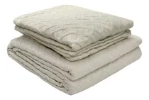 Comprar Cubrecama Beige King Más Dos Fundas 