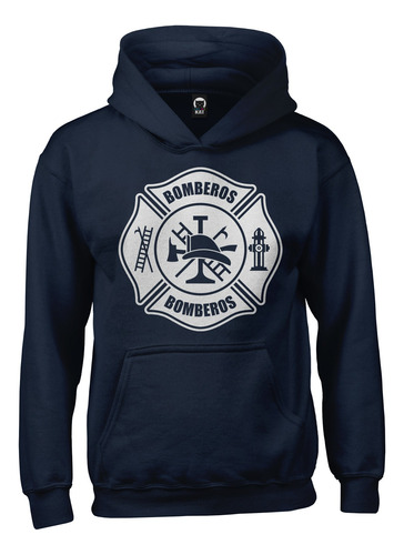 Sudadera Unisex Bomberos Protección Civil Emergencias