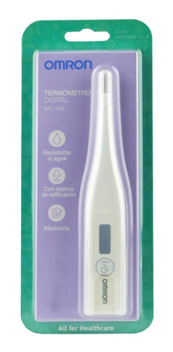 Termometro Digital Omron Mc 246 Memoria Y Resistente Al Agua