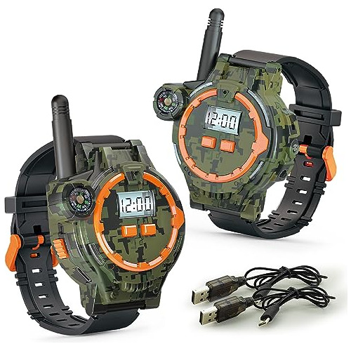 2 Walkie Talkies Recargables Niños, Radio Walky Talky ...