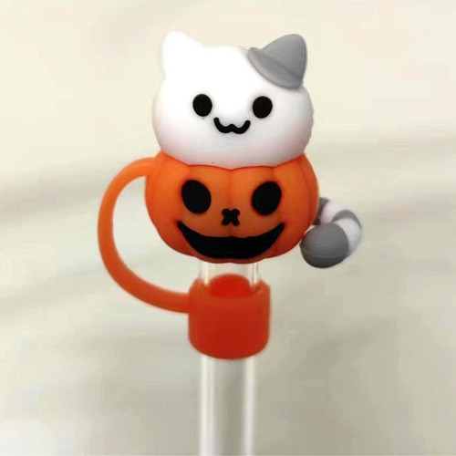 Adornos De Paja De Halloween Para Vasos Cubiertas De Paja De