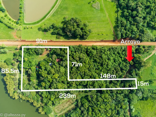 Vendo Cabaña Con 1 Hectárea Y Con Arroyo En Capitán Miranda, Calle B