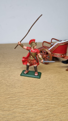 Soldaditos Dsg Britains Carroza Romana Biga Marrón Frente Rojo