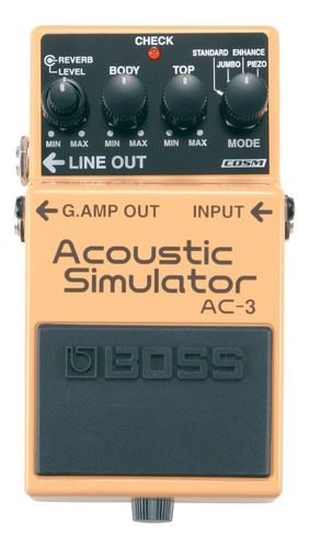 Pedal Boss Para Guitarra Acoustic Simulator Ac-3