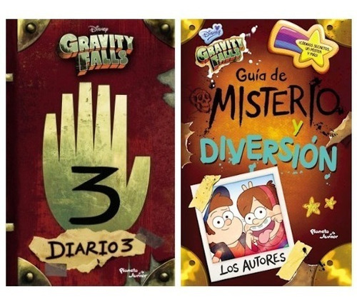 Gravity Falls Diario 3 + Guia Misterio Diversion - 2 Libros