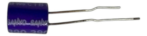 Kit Com 10 Peças Capacitor Eletrolítico 390uf X 6.3v + Nf