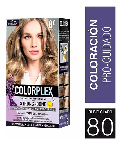 Colorplex Tintura 8/0 Rubio Claro