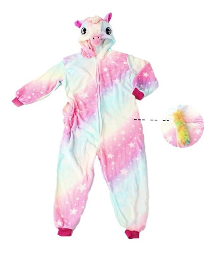 Imagen 1 de 1 de Pijama Mameluco Cachoron Unicornio