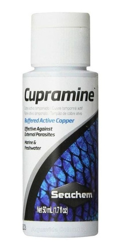 Cupramine 50ml Cobre Contra Parasitos Externos De Peces