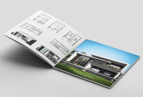 Casa Projetada Em 3d Com Plantas Baixa E Render