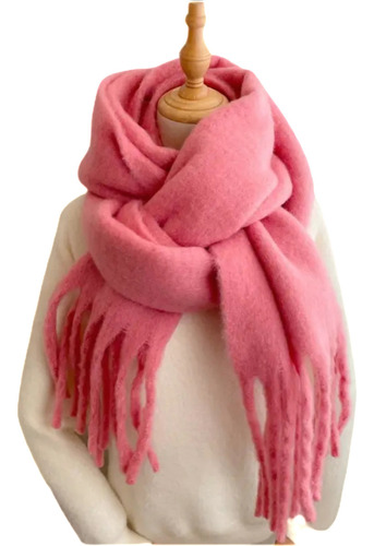 Maxi Bufandas Alpaca Suave Versátil Echarpes Varios Colores