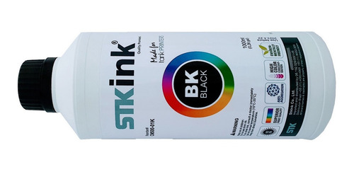 1 Litro Tinta Preta Black T534 M3170 M2140 M2170 Para Epson Tinta Super Black