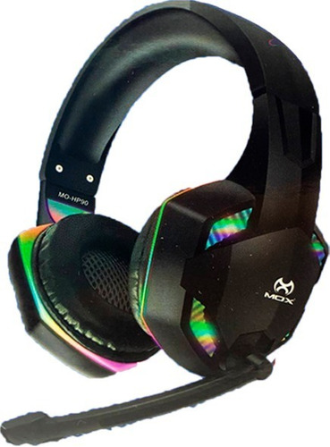 Fone Headset Gamer Som 9d Com Microfone Led Rgb Mox Mo-hp90