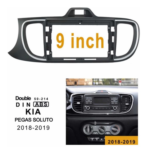 Radio Android 9 + Bisel Kia Soluto 2017+ Incluye Arnes