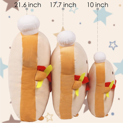 Arelux 17.7in Funny Toast Bread Pillow,almohada En Forma ...