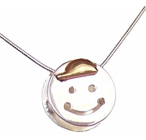 Imagen 2 de 10 de Dije Carita Nene / Nena Plata 925 Oro 9mm Grabado Cadena Garantía Escrita