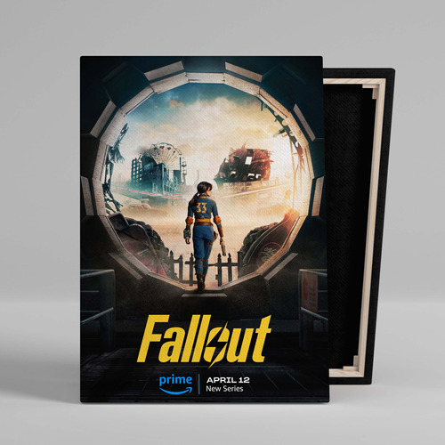 Cuadro Fallout Canvas Con Bastidor 45x30 Cm