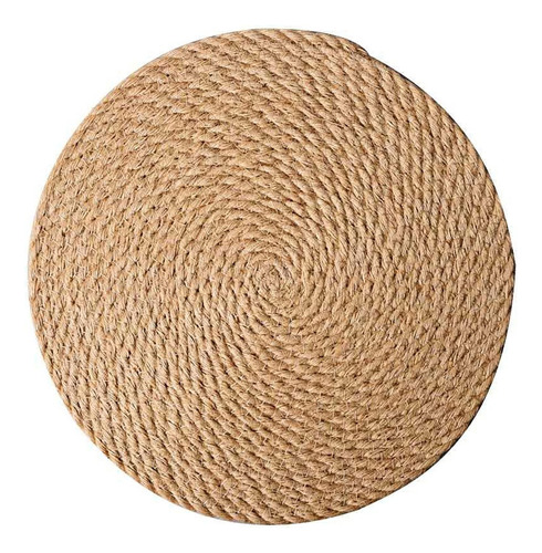 5 Inch Twisted Round Braided Dining Table Placemats