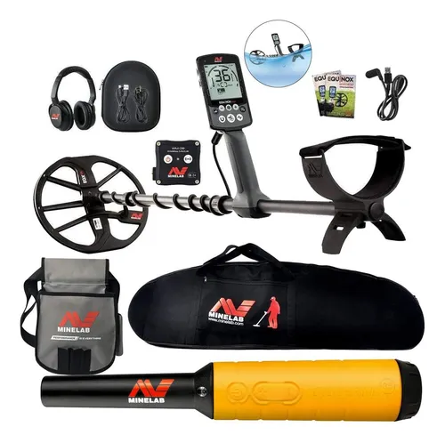 Detector De Metales Minelab Equinox 800 Con Bolsa Pro Find 3
