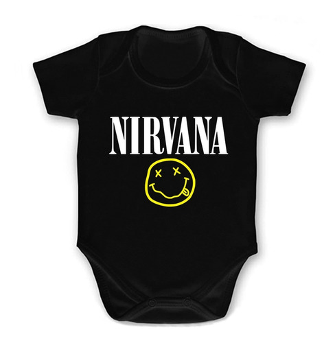 Mameluco Nirvana Body Bebe Rock 1b