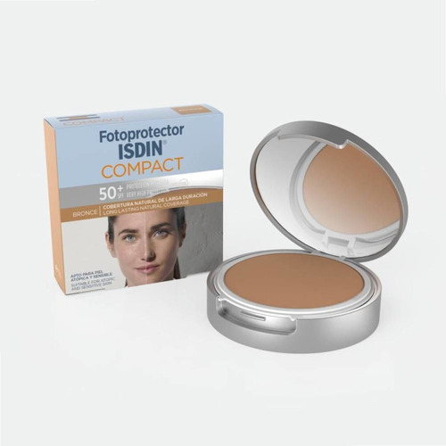 Compacto(fotoprotector) Isdin, Bronce, Spf 50. 10g