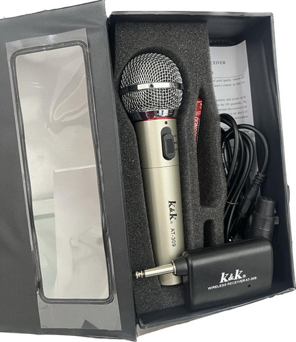 Microfono 2 En 1 Inalambrico Y Con Cable Karaoke Cornetas 