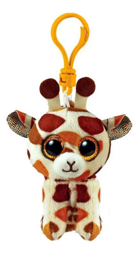 Pelúcia Stilts Girafa Beanie Boos Toyng  Marrom