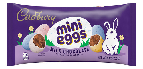 Cadbury Mini Eggs Chocolate Con Leche Con Una Cascara De Azu