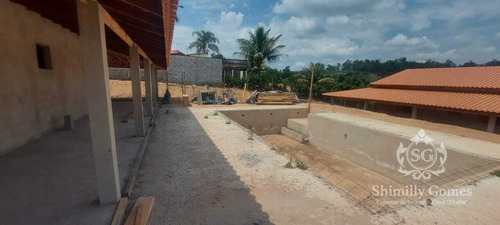 Imagem 6 de 14 de 1.200 M², Chácara Em Fase De Acabamento, 03 Dormitórios E Piscina !!