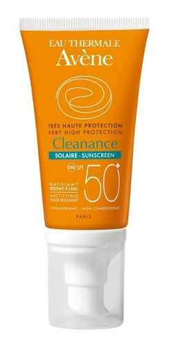 Avene Protector Solar Cleanance Solaire Spf 50+ (sin Color)