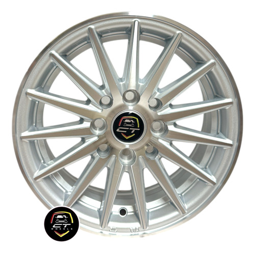 Kit 2 Rines 13 4-100/114 P/atos Matiz Chevy Tsuru Jetta Golf