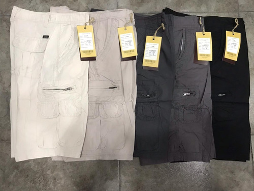Bermuda Hombre Cargo Importada. Varios Bolsillos. Solo 38/40