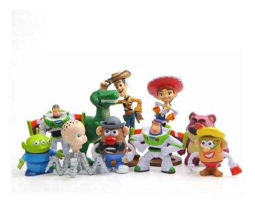 Kit Toy Story Com 10 Personagens Pronta Entrega C415